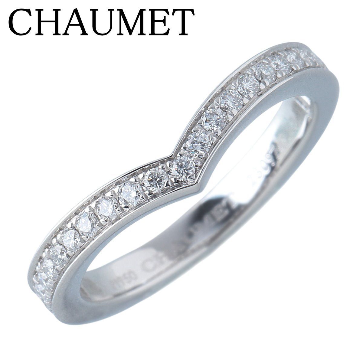 ショーメ ジョゼフィーヌ エグレット ダイヤ リング #48 Pt950 ハーフ