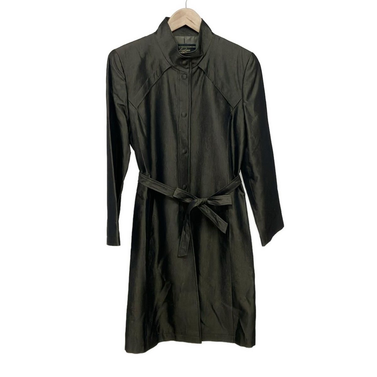 Leilian レリアン コート サイズ9 M レディース ブロンズ 長袖 肩パッド 春 秋