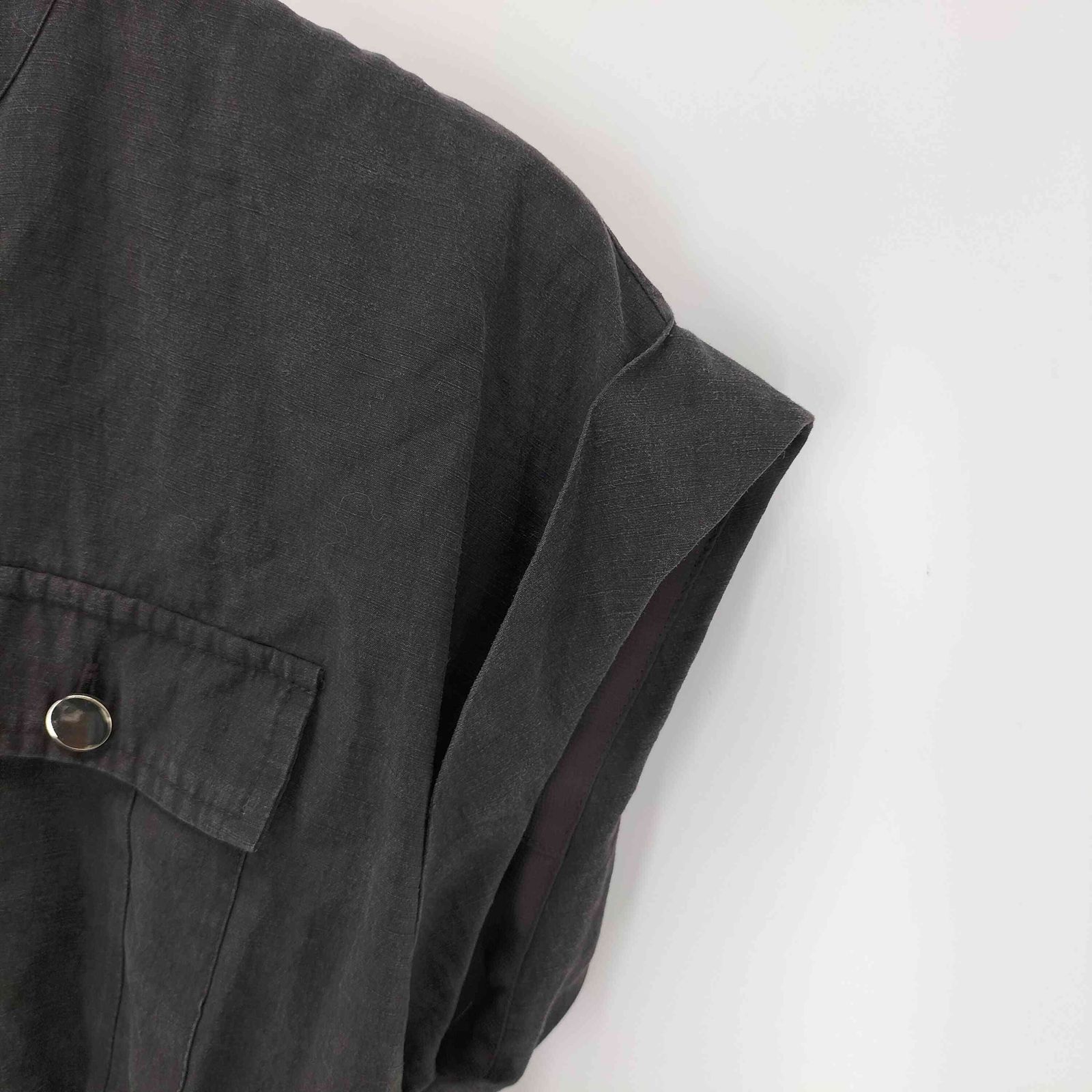 アプワイザーリッシェ Apuweiser riche 金釦ワークワンピース