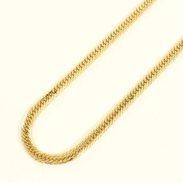 K 18 YG ネックレス necklace 約50 cm 喜平 キヘイ 6面 トリプル 総重量約20.6 g
