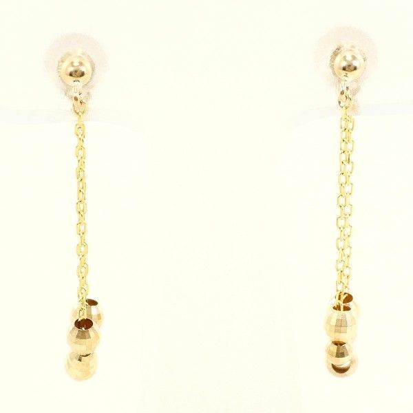 K 10 YG ピアス pierced earrings 総重量約0 6 g