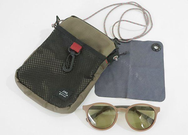 JINS × snow peak サングラス & サコッシュ 2点セット ◇ラバー アイ