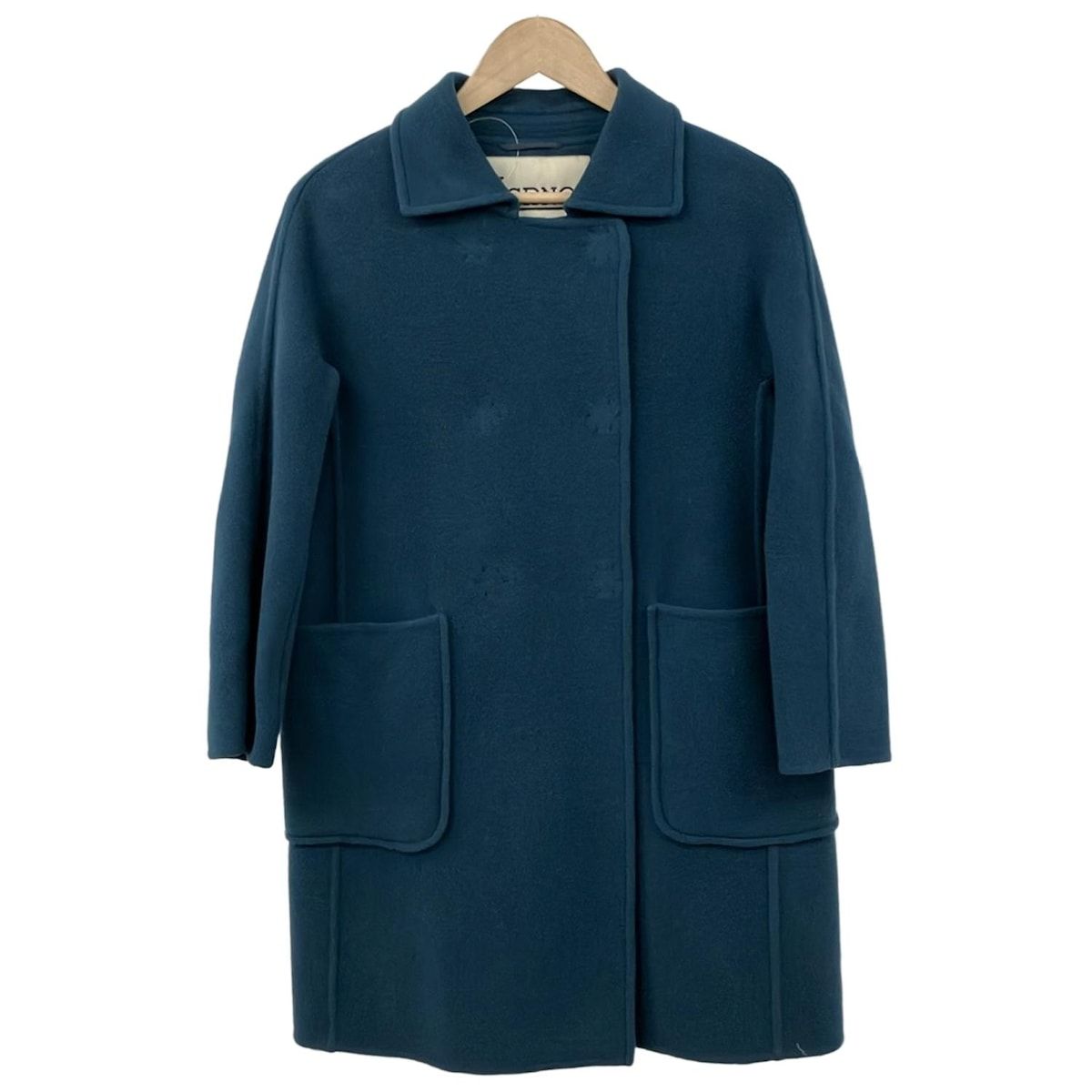 HERNO ヘルノ コート サイズ40 M レディース ブルーグレー 長袖 秋 冬