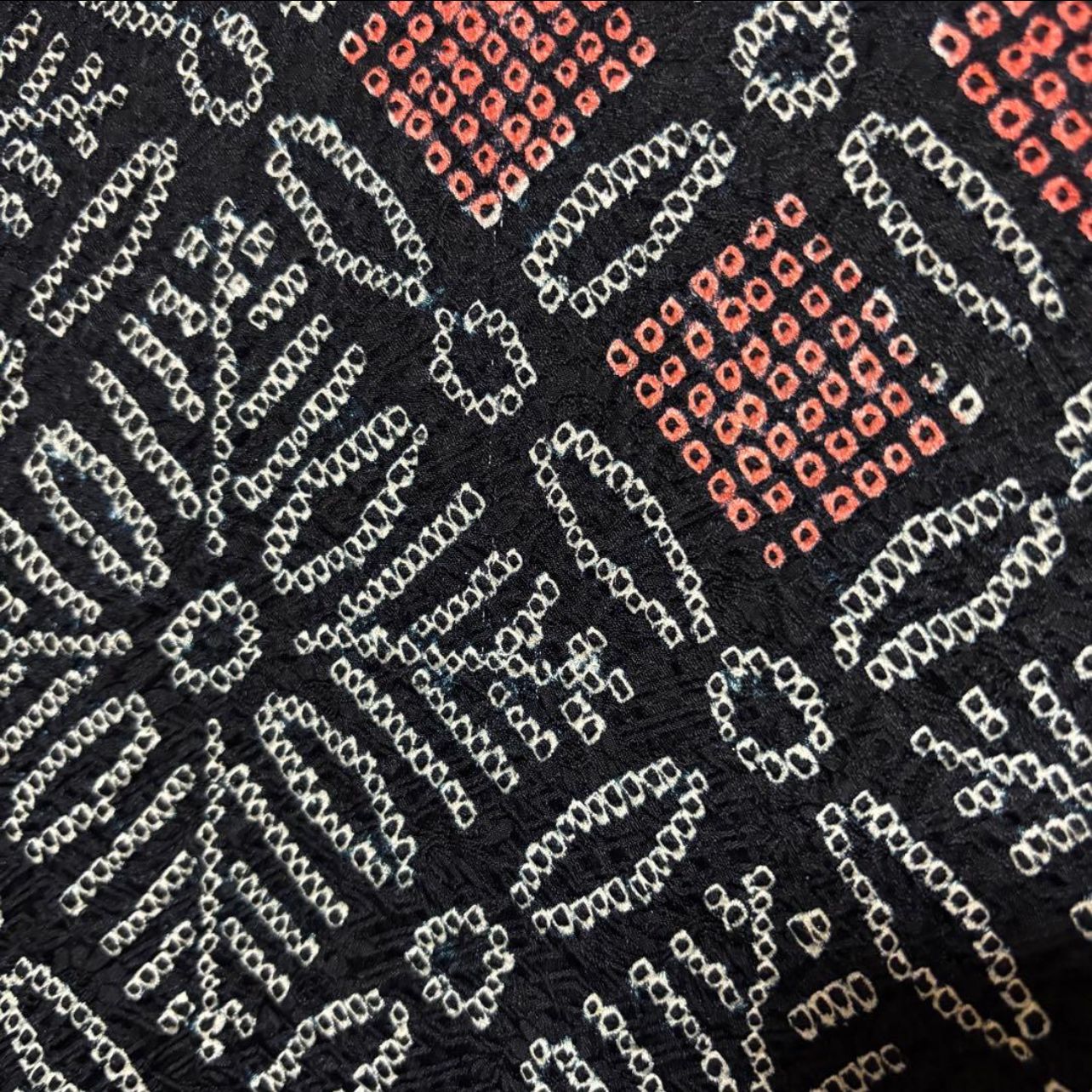 4715/美品～♪総絞り/柔らかな優しいお色目の羽織でギャザーの