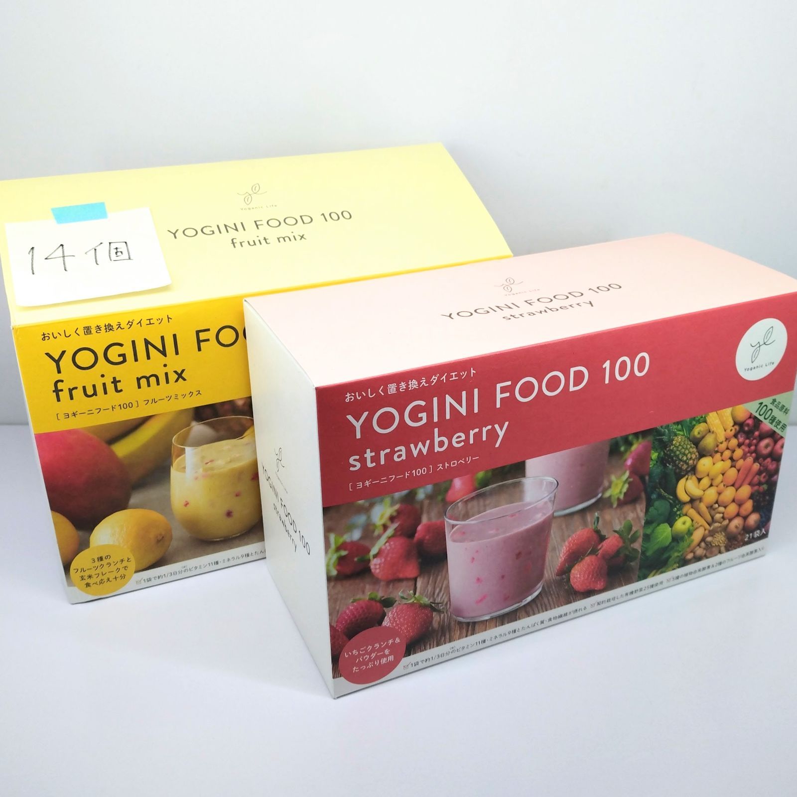 YOGINI FOOD 100 ヨギーニフード100 ストロベリー 21袋入 1箱
