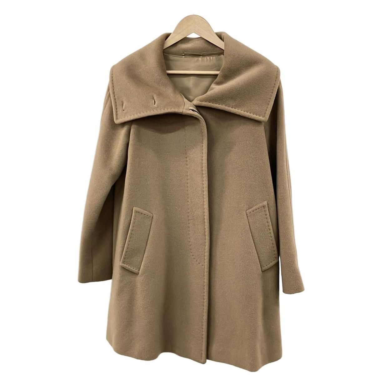 Max Mara STUDIO マックスマーラスタジオ コート サイズUSA 8 レディース - ベージュ 長袖 秋 冬