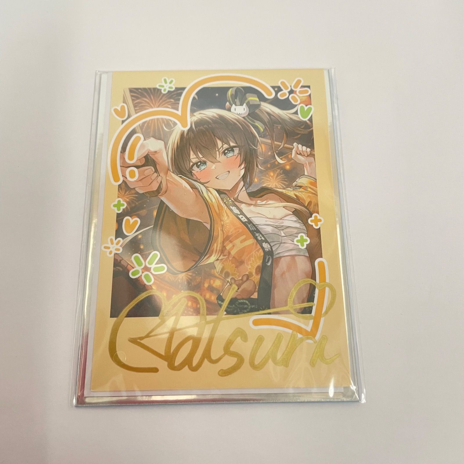  ホロライブ 夏色まつり 活動7周年記念グッズ 直筆チェキ 法被 缶バッジ 3点セット 718 8326 その他 Vtuber