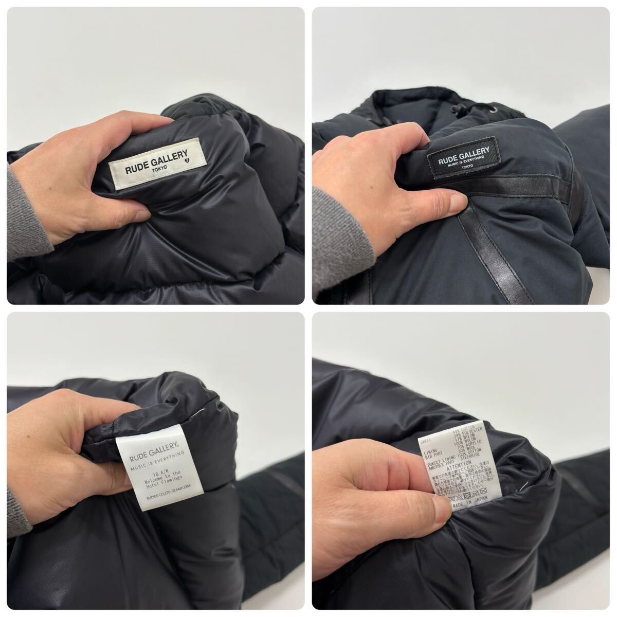 RUDE GALLERY ルードギャラリー B-3 DOWN JACKET ダウン ジャケット