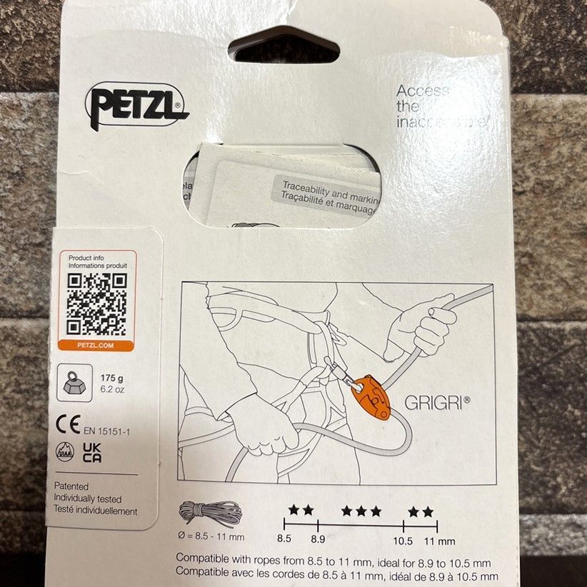  PETZL ぺツル GRIGRI ･ ビレイデバイス 登山 クライミング用品