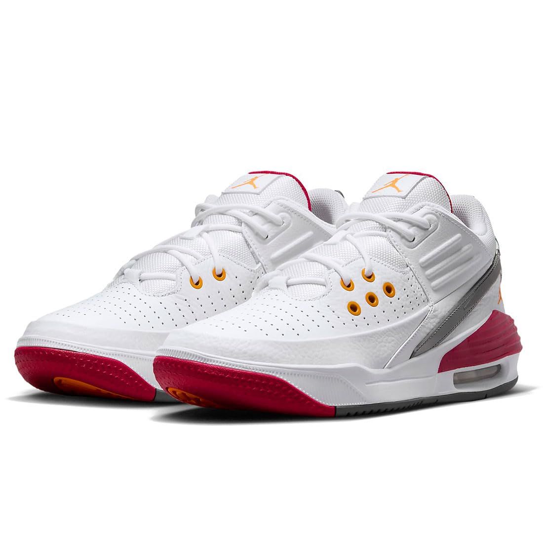 ナイキ ジョーダン マックス オーラ 5 JORDAN MAX AURA ホワイト カーディナルレッド ライトグラファイト オレンジ DZ 4353-160 日本 正規 25.0 cm