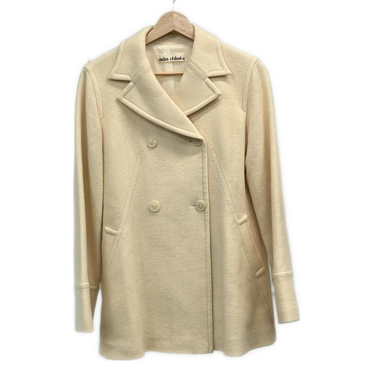 MISS CHLOE(クロエ) コート サイズ40 M レディース美品 - アイボリー 