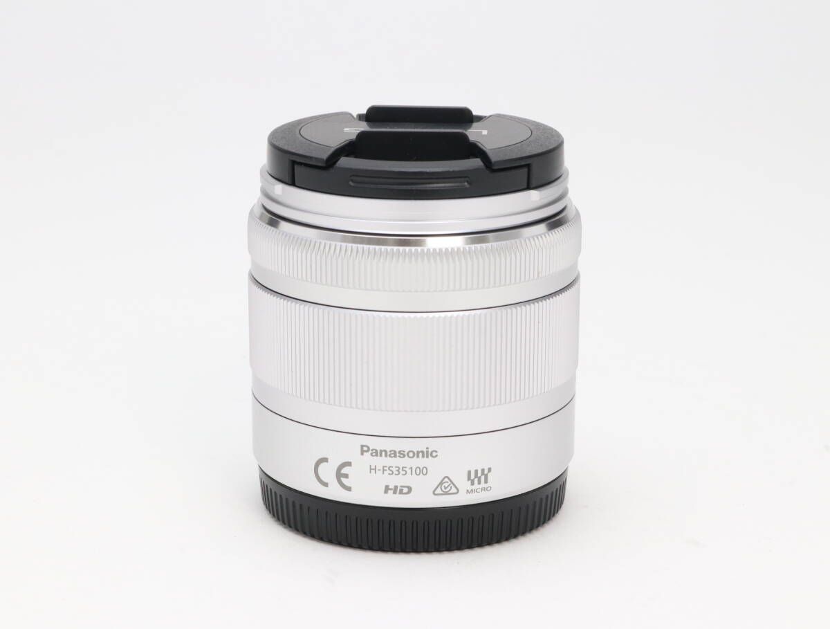  A Panasonic パナソニック LUMIX G VARIO 35-100 mm F 4.0-5.6 ASPH. MEGA O.I.S H-FS 35100-S シルバー 初期不良 対応 111-189 レンズ(ズーム) カメラ