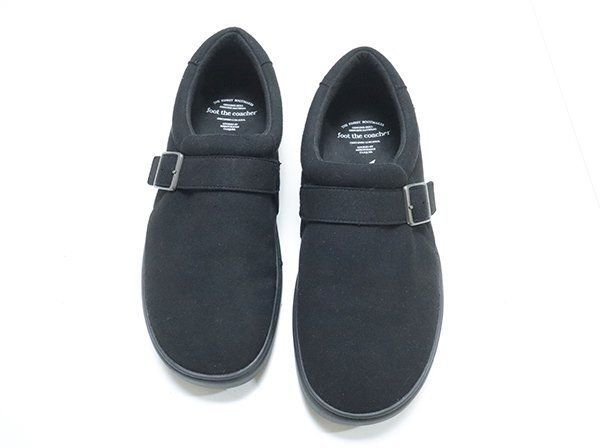 foot the coacher 24 AW ONE STRAP TRI PAD ストラップ シューズ 黒 8 26 cm ディセンダント フットザコーチャー J 2