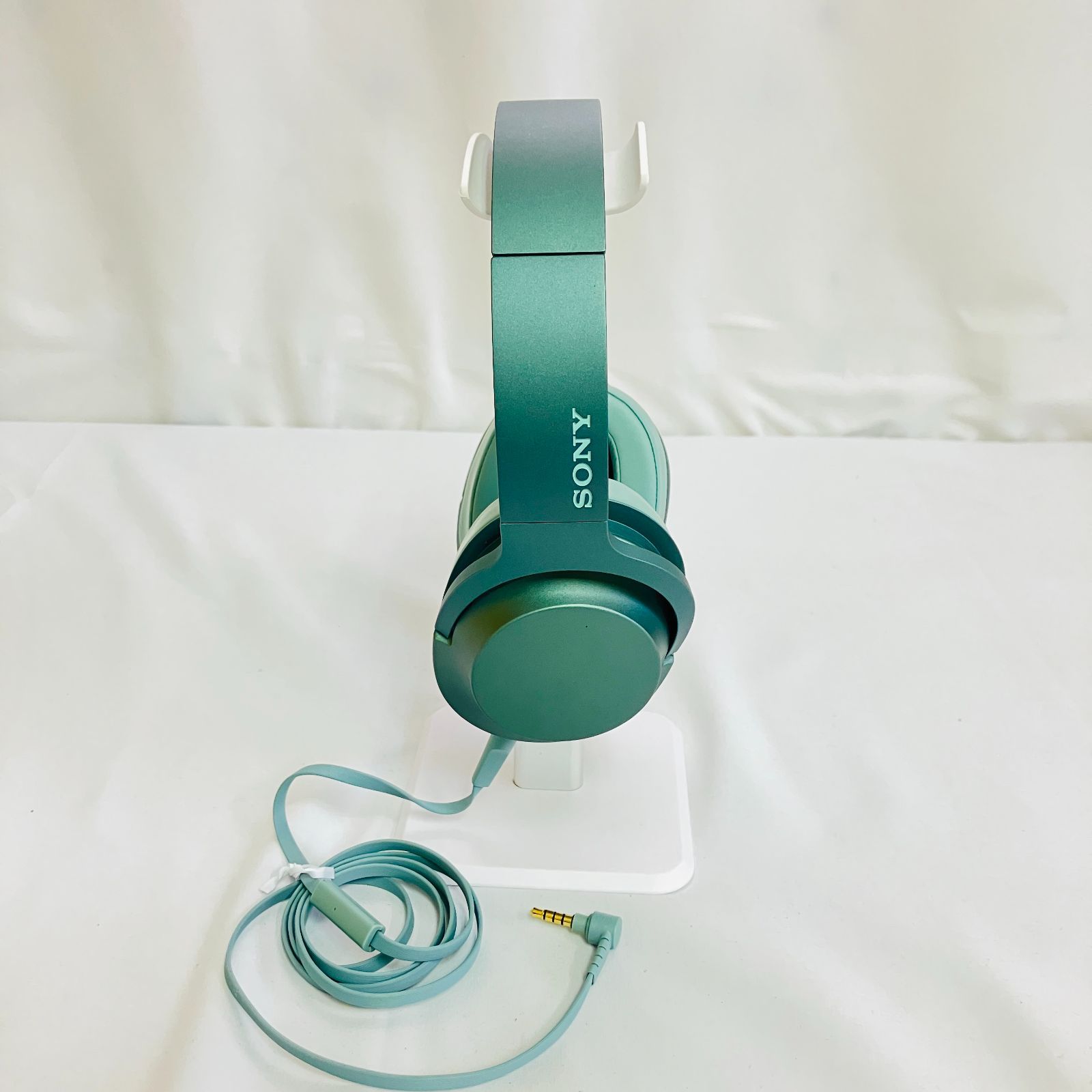  ソニー ヘッドホン h ear on 2 MDR 600 A ハイレゾ対応 密閉型 リモコン マイク付き 2017年モデル 360 Reality Audio認定モデル ホライズングリーン G 有線ヘッドホン 有線ヘッドホン リケーブル