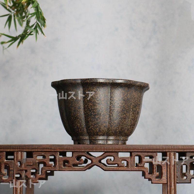 蓮華盆 紫砂盆鉢 盆栽鉢 植木鉢 小品盆栽鉢 大品盆栽鉢 - メルカリ