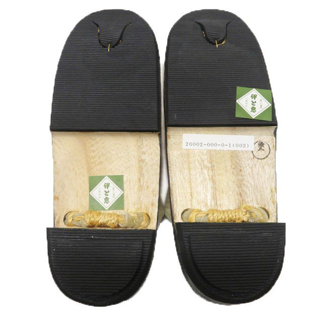  伊と忠 竹皮 草履 下駄 和装小物 リサイクル 23 5 cm Mサイズ き きもの北條 A 1305 8 下駄 和装履物