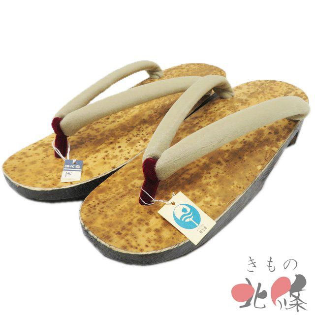 伊と忠 竹皮 草履 下駄 和装小物 リサイクル 23 5 cm Mサイズ き きもの北條 A 1305 8