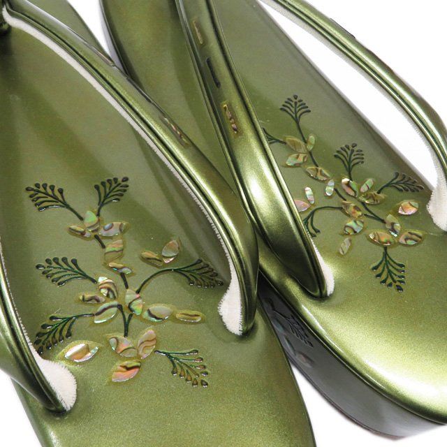  銀座 ぜん屋 草履 和装小物 螺鈿 リサイクル 23 cm Mサイズ き きもの北條 A 1305 4 草履 和装履物