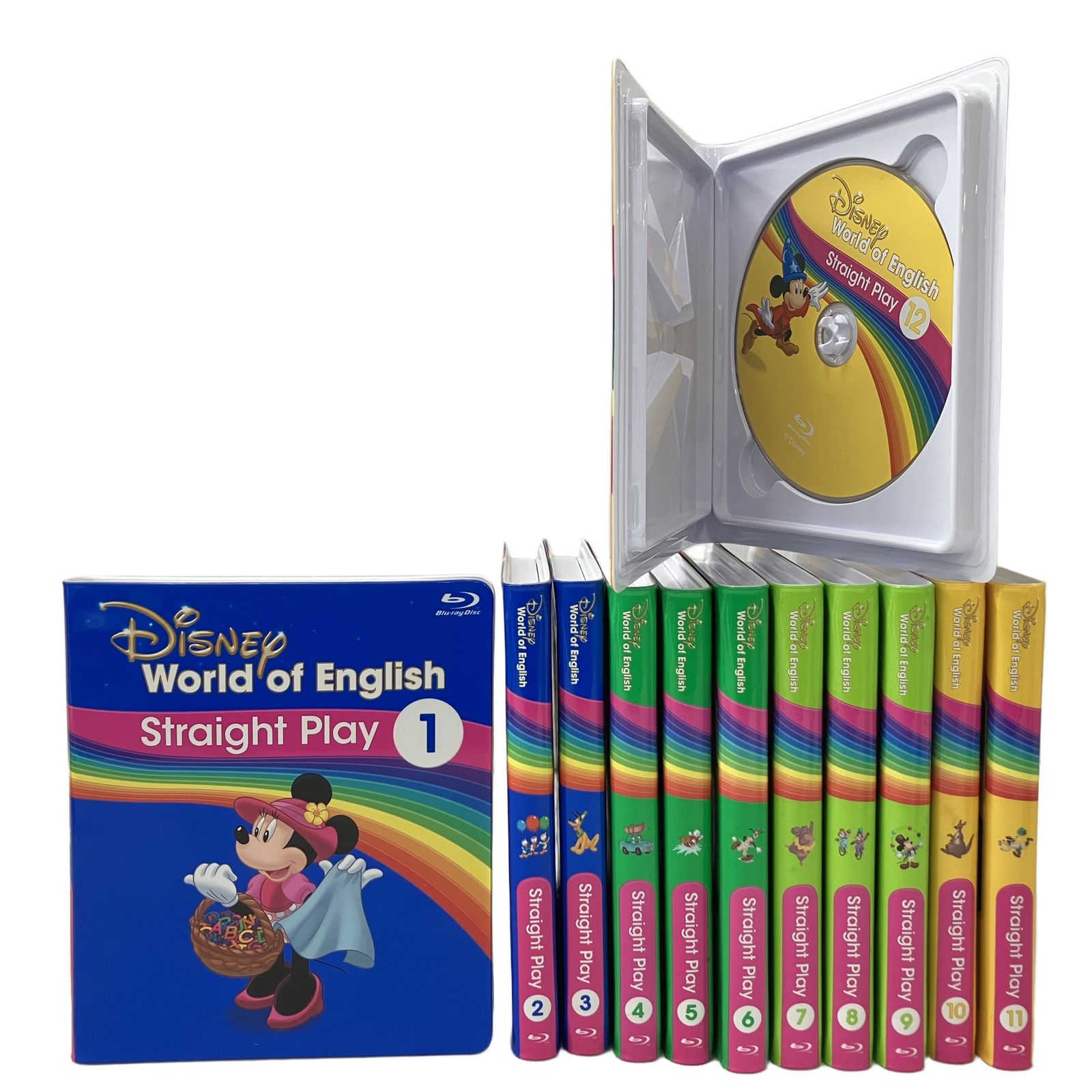 【6本未開封】ストレートプレイ　ディズニーワールドオブイングリッシュ　DWE DWE ディズニー ワールド オブ イングリッシュ ストレートプレイ Blu