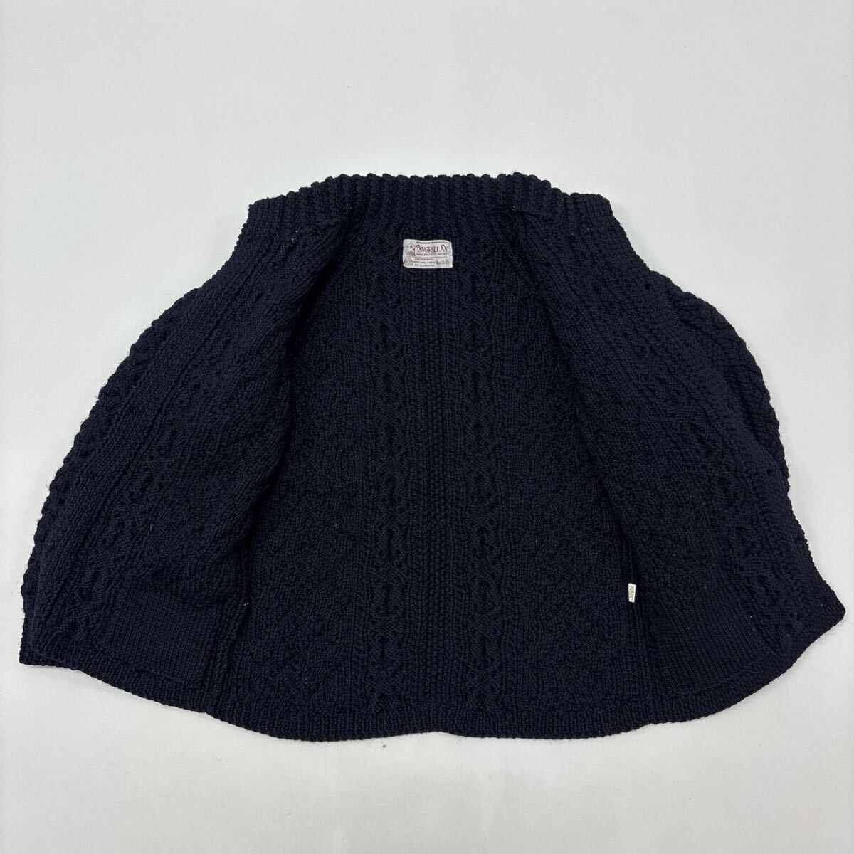 名作 INVERALLAN インバーアラン 3A CARDIGAN ケーブル 編み
