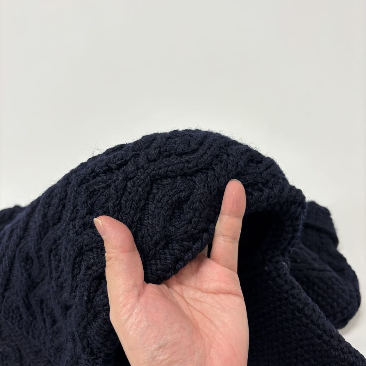 名作 INVERALLAN インバーアラン 3A CARDIGAN ケーブル 編み