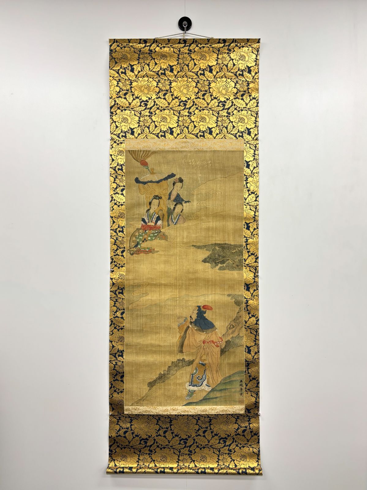 掛軸 M 20 人物図 ＃茶掛＃古美術 まとめてお買取 ＃肉筆 絹本