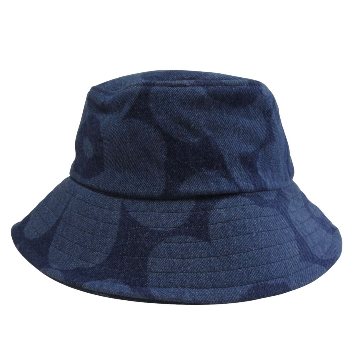 marimekko マリメッコ 帽子 バゲットハット Paketti Unikko ウニッコ コットンデニム ミッドインディゴ MA 791