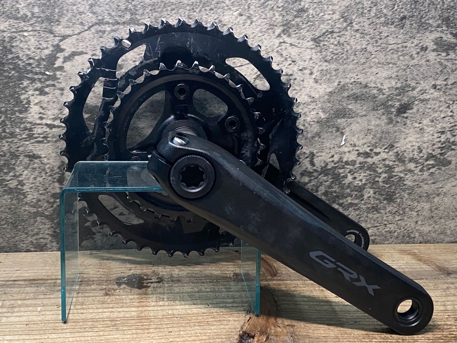 JI389 シマノ SHIMANO GRX FC-RX600 クランクセット 165mm 46/30T