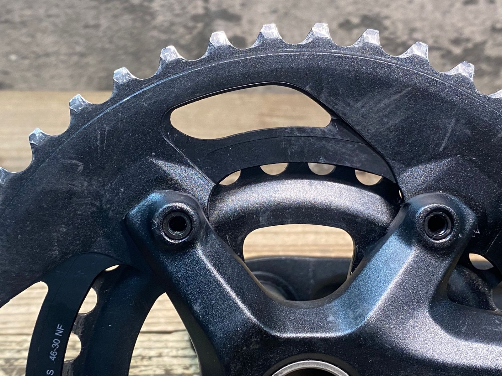 JI389 シマノ SHIMANO GRX FC-RX600 クランクセット 165mm 46/30T