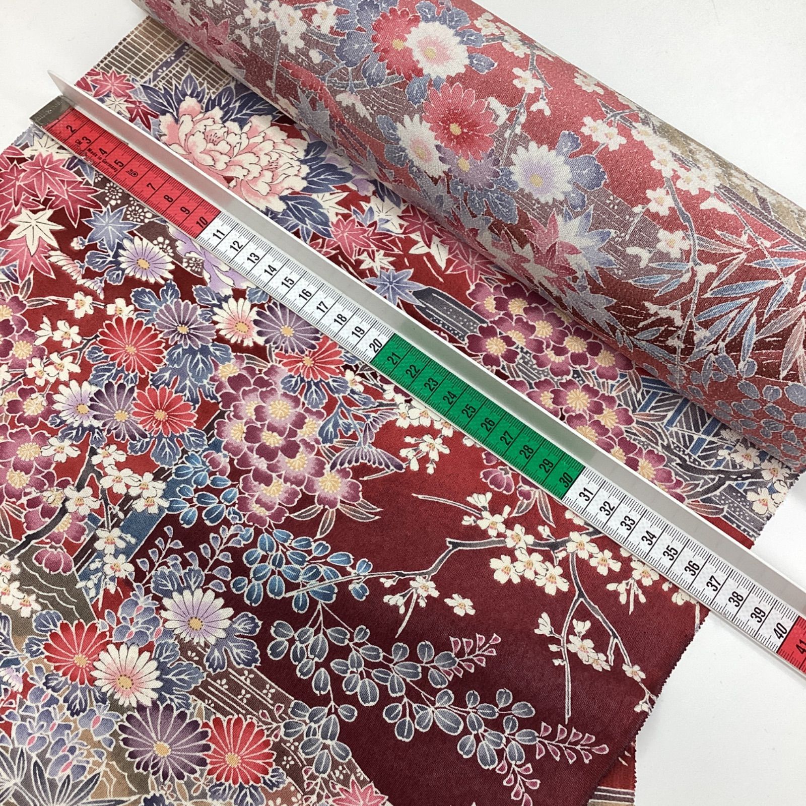 新品未使用 着物反物 ちりめん小紋 正絹R90 - メルカリ