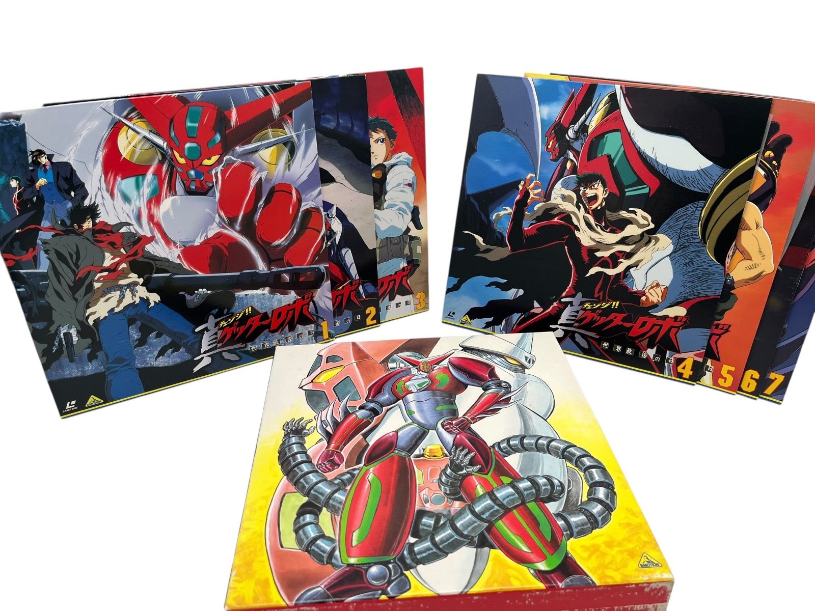 全巻セット LD レーザーディスク 真ゲッターロボ 世界最後の日 1-7巻