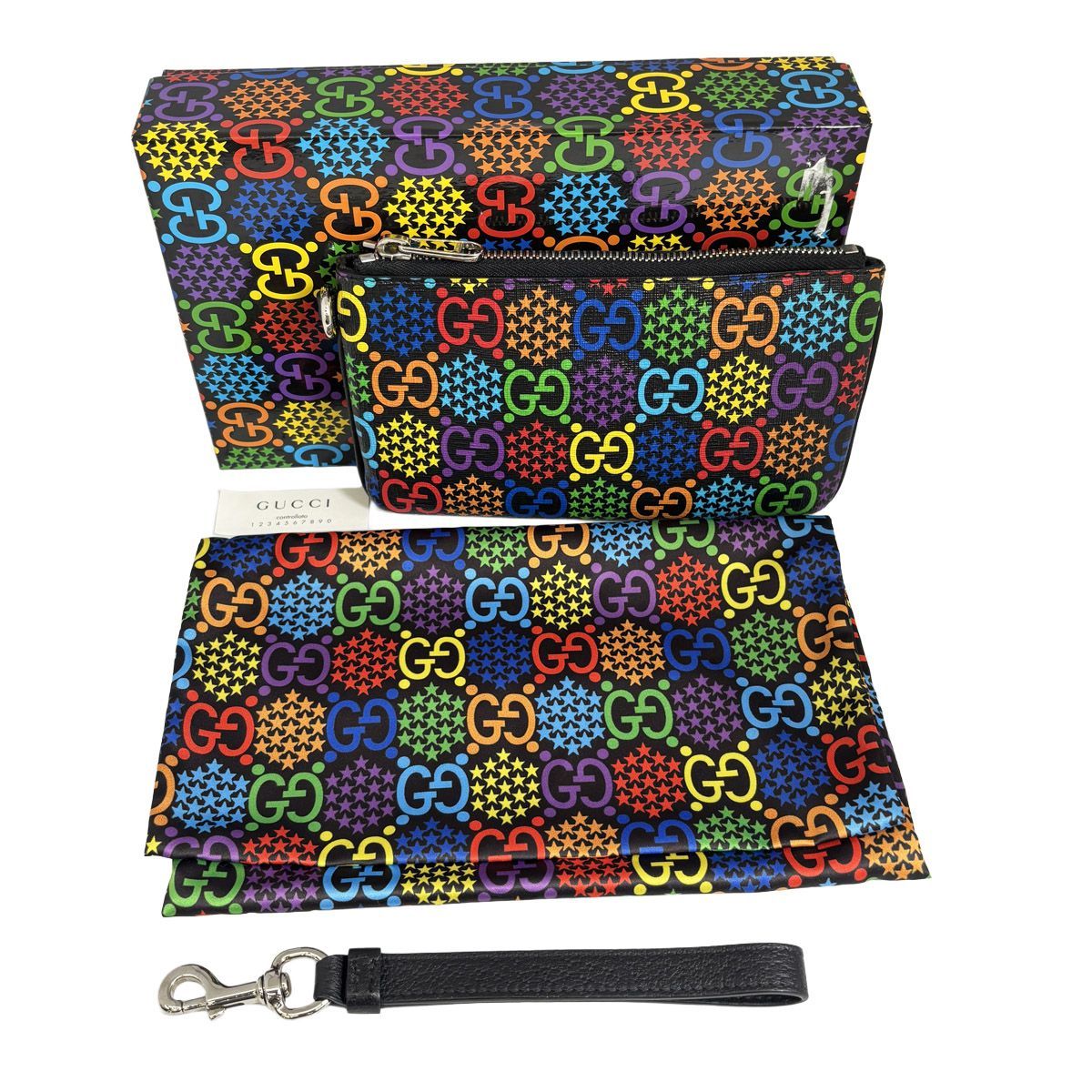 GUCCI GGサイケデリック ポーチ 603734 3150