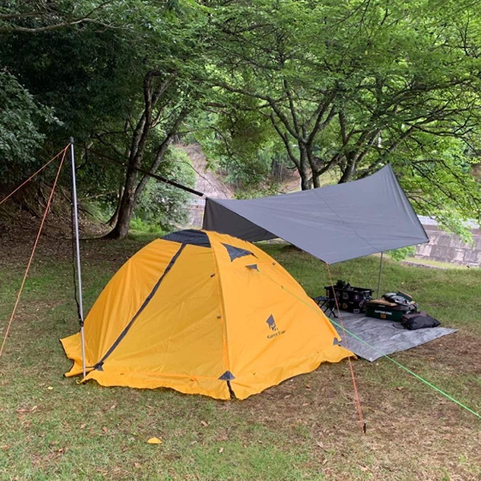 迅速発送】TRIWONDER 六角形 タープ グランドシート 防水軽量 天幕