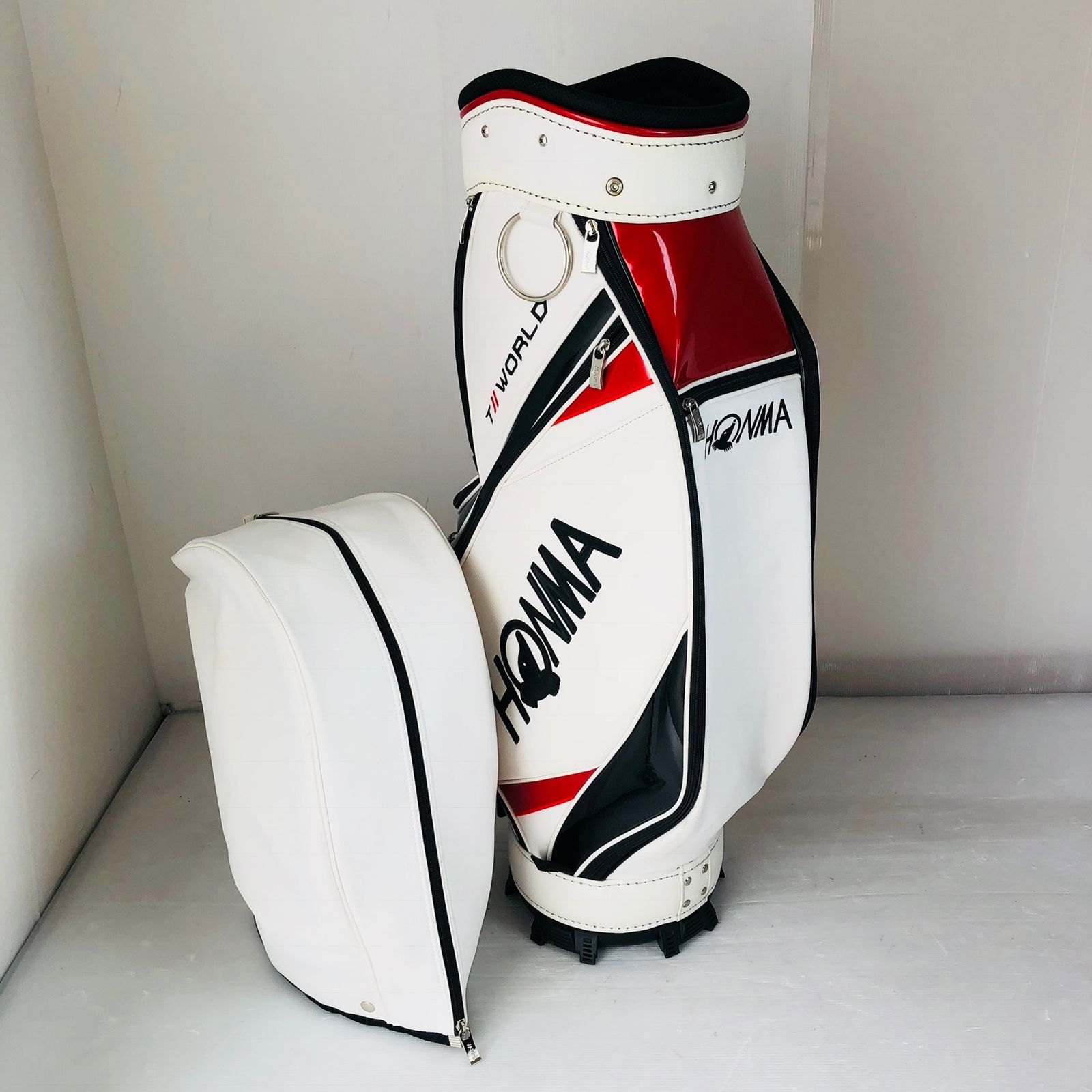 Honma ゴルフバッグ 大容量 ホワイト HONMA ホンマ ホワイト キャディバッグ ゴルフバッグ ゴルフ 初心者