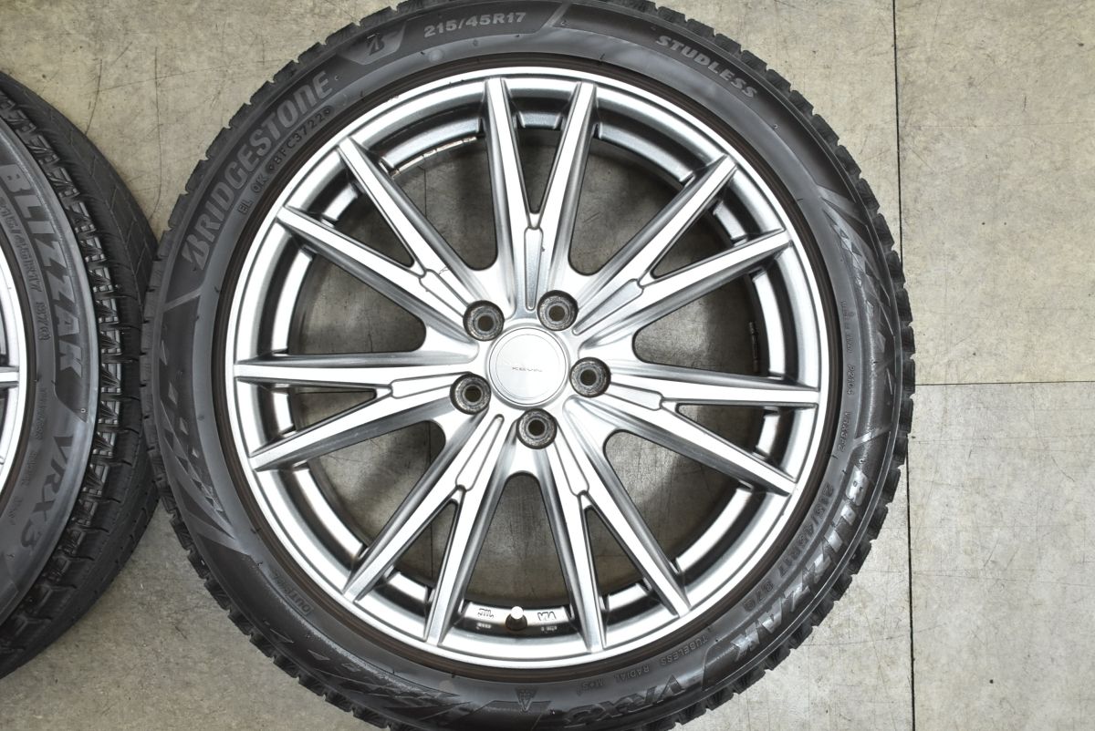 86 BRZなどに】WEDS VELVA 17in 7J +47 PCD100 ブリヂストン