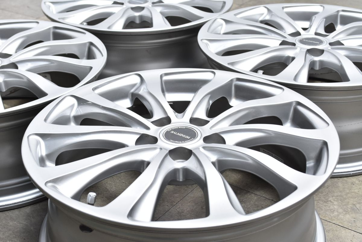 バルミナ 16 in 6 J 45 PCD 100 4本 プリウス カローラ ツーリング 86 ライズ ロッキー ハイブリッド インプレッサ レガシィ BRZ