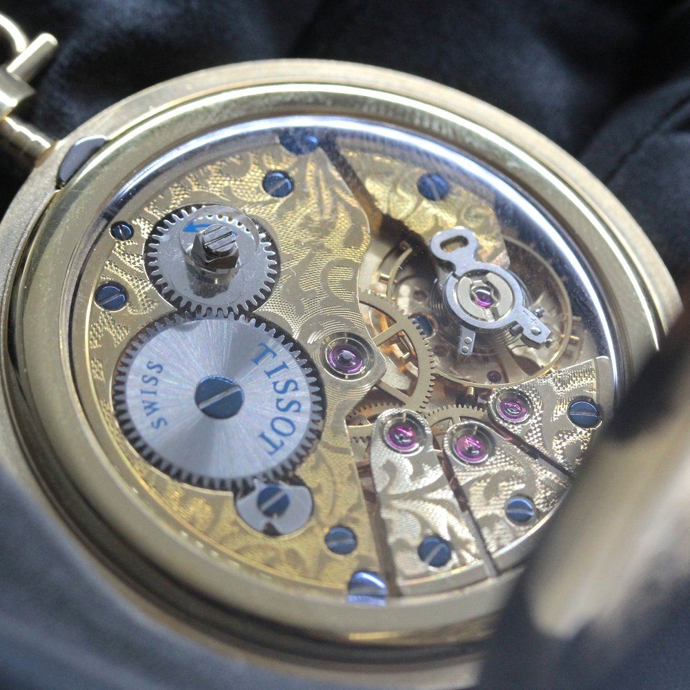 TISSOT 鍵巻き式懐中時計