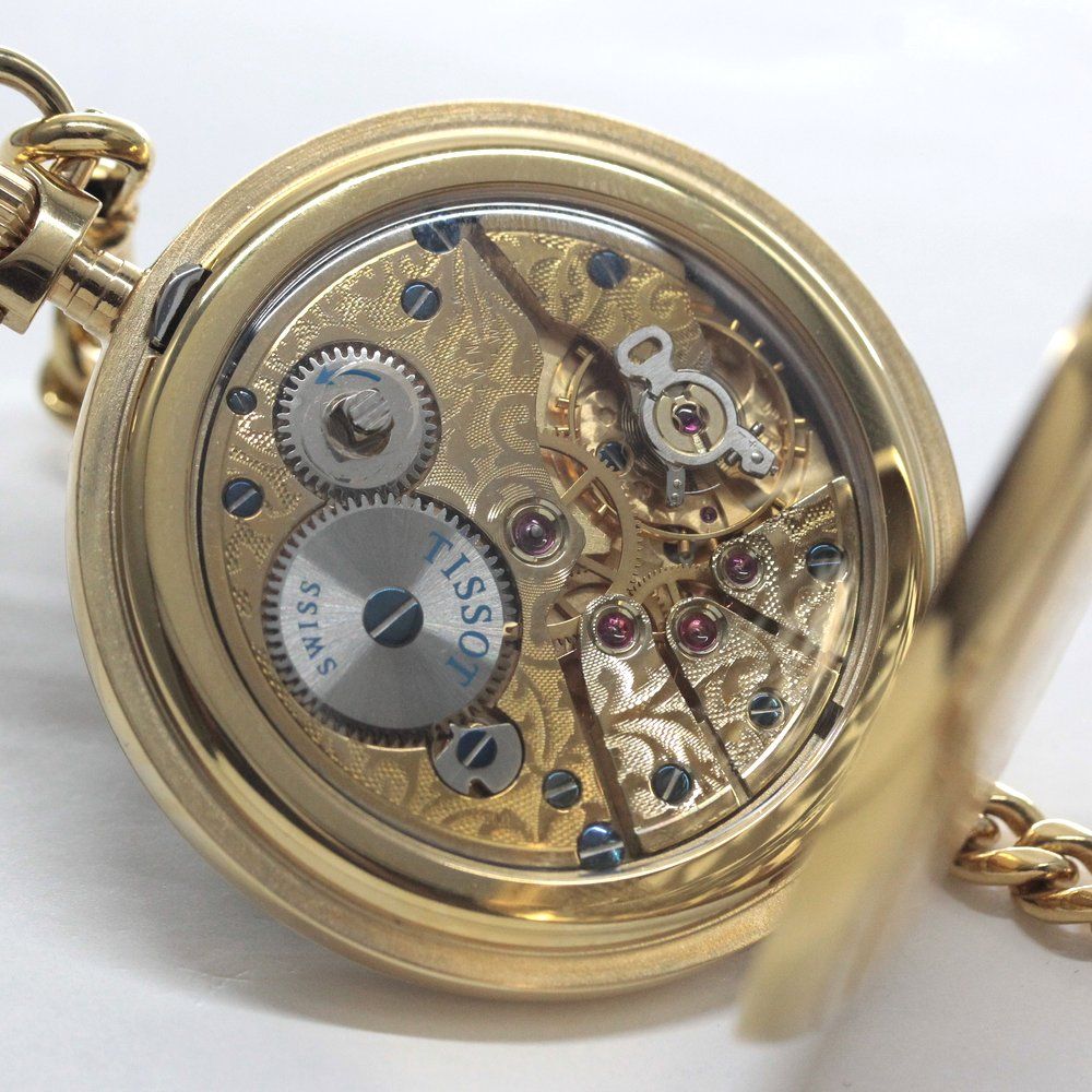 TISSOT 鍵巻き式懐中時計