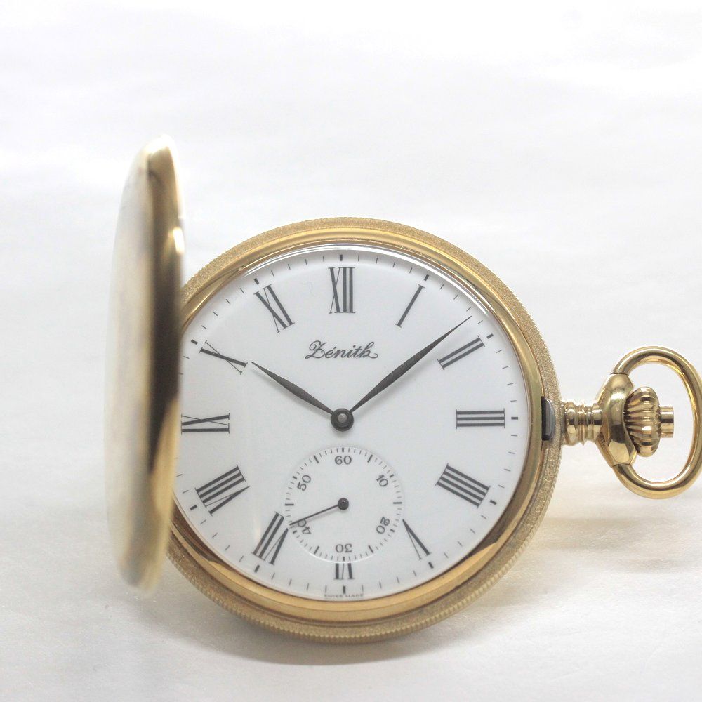 1865年に創業した老舗ブランド ゼニス ZENITH ダブルハンターケース 懐中時計 102
