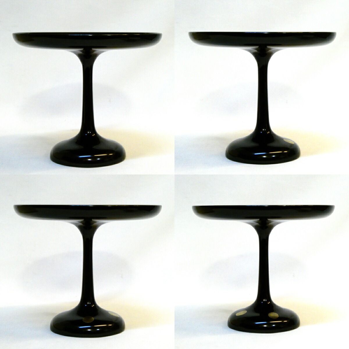 最も安い 【十一月の特売品】淡々斎好写 渦蒔絵 貴人高杯 木製真塗