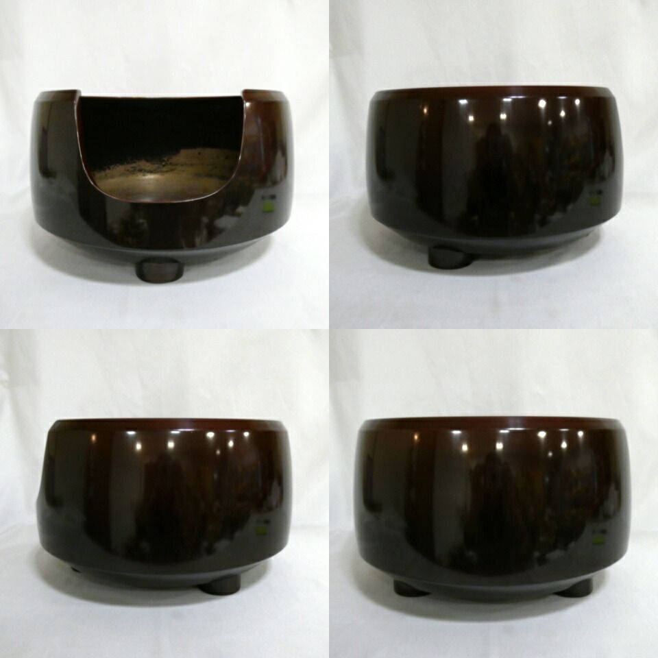 十一月の特売品）高岡鋳師 金森紹栄作 唐銅 面取風炉 尺一 茶道具