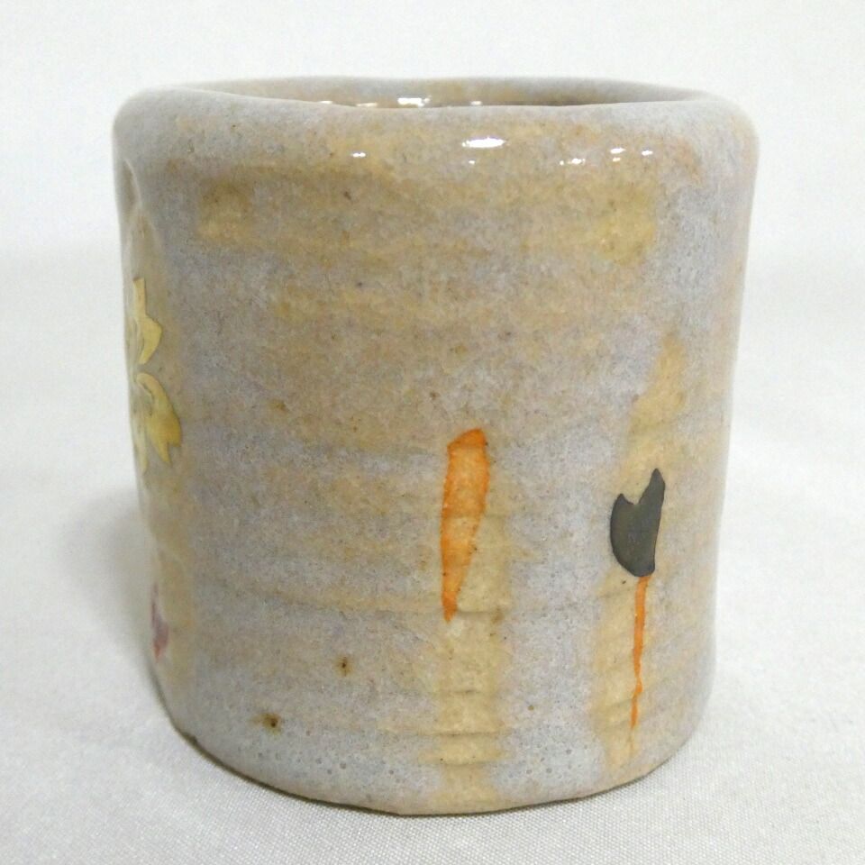 十一月の特売品】眞葛焼 宮川香斎(真葛香斎)作 桜花 蓋置 茶道具