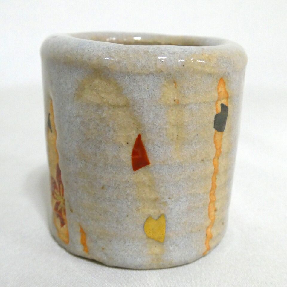 十一月の特売品】眞葛焼 宮川香斎(真葛香斎)作 桜花 蓋置 茶道具