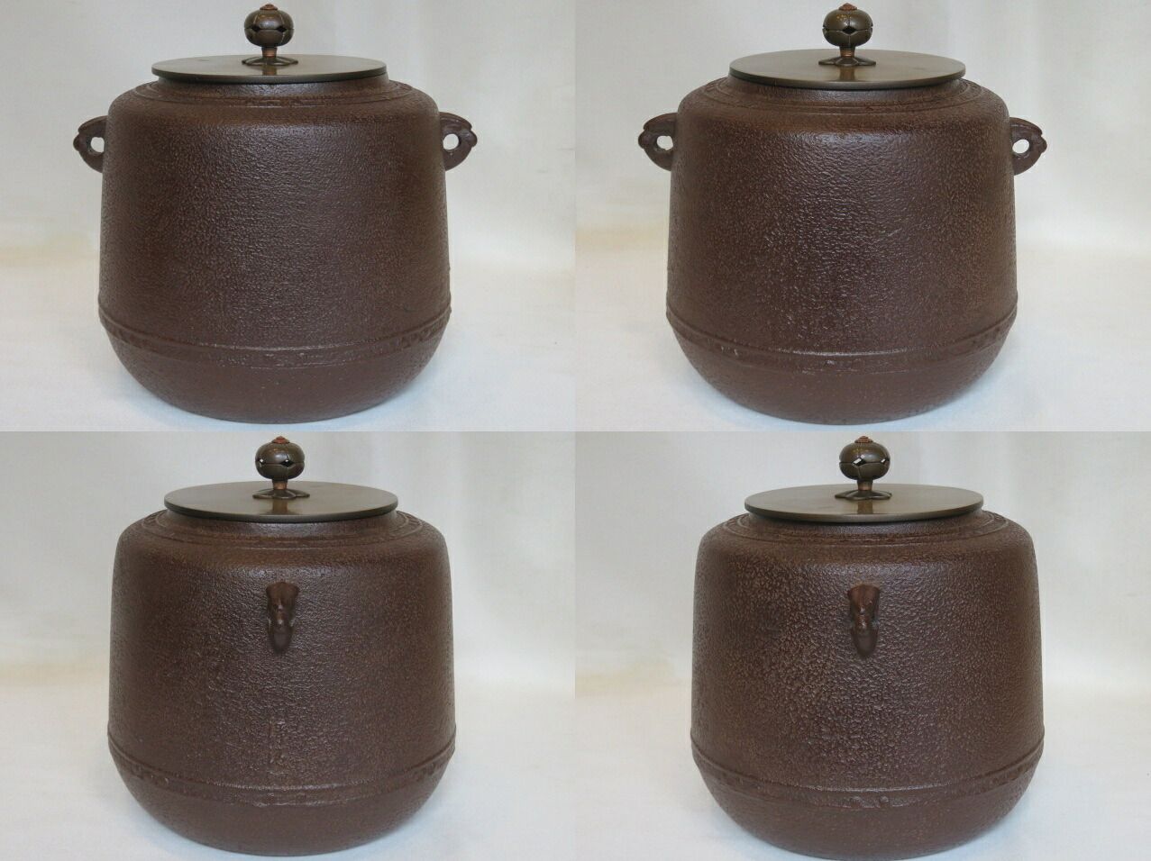 十二月◇特売品）山形県 釜師 佐藤浄清作 萬代屋小釜 「唐銅蓋」【税込