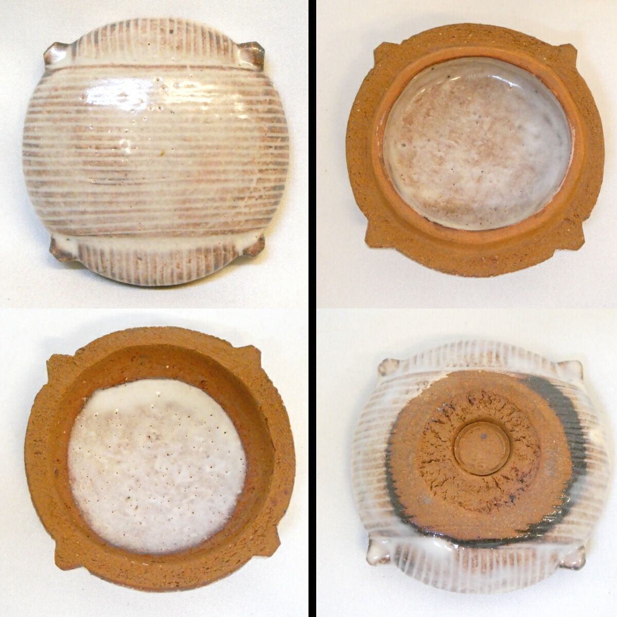 十二月の特売品】十二代 田原陶兵衛作 萩焼 糸巻 香合 茶道具【中古 美