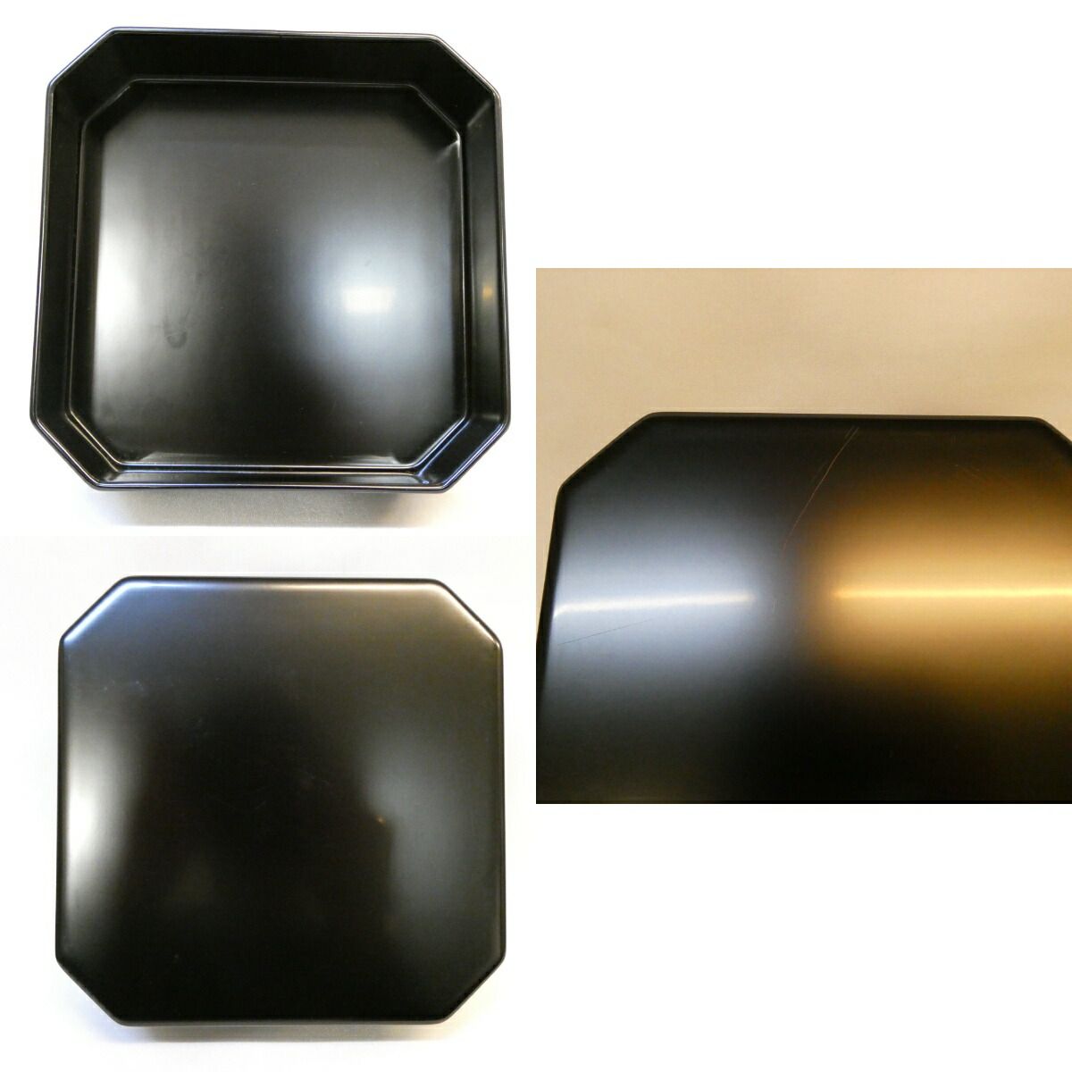 十一月の特売品】 輪島塗 久世宗春作 五重縁高 黒真塗 懐石道具 木製