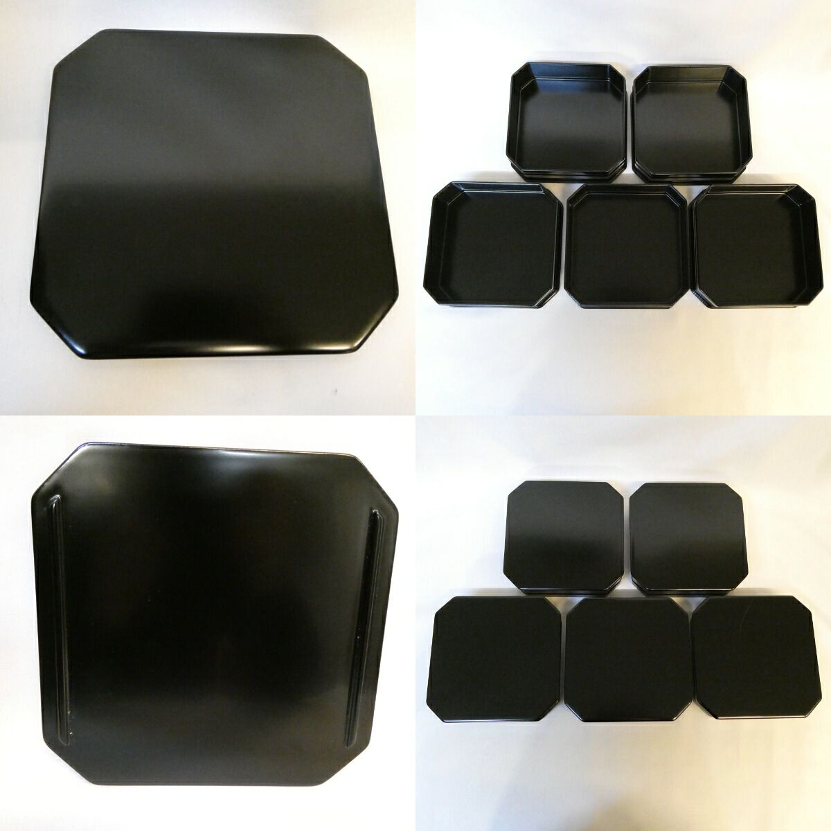 十一月の特売品】 輪島塗 久世宗春作 五重縁高 黒真塗 懐石道具 木製