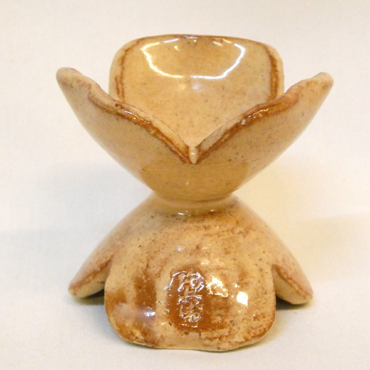 十二月の特売品】十二代 田原陶兵衛作 萩焼 三葉 蓋置 七種蓋置 茶道具