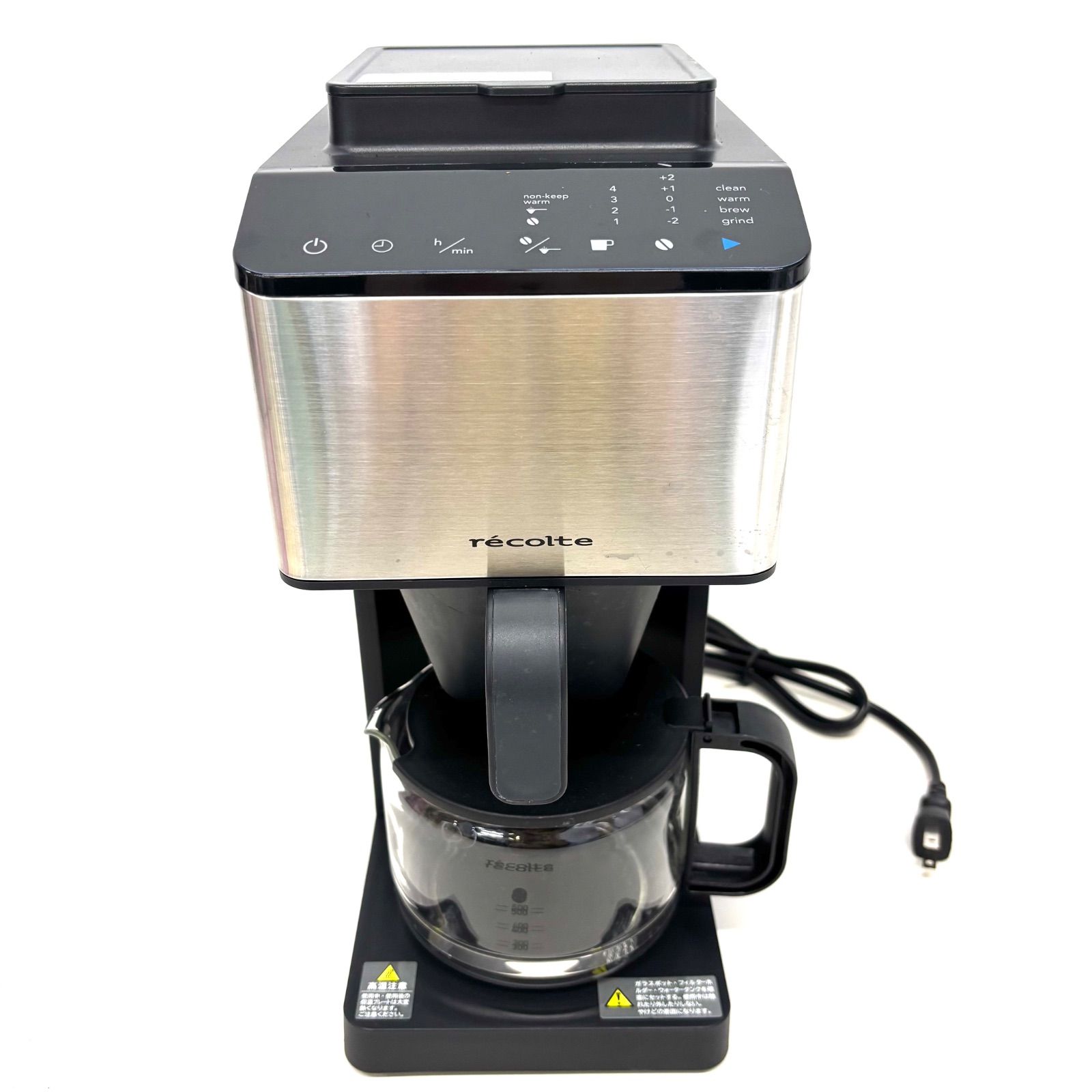 現状品】recolte コーン式全自動コーヒーメーカー RCD-1 レコルト GI