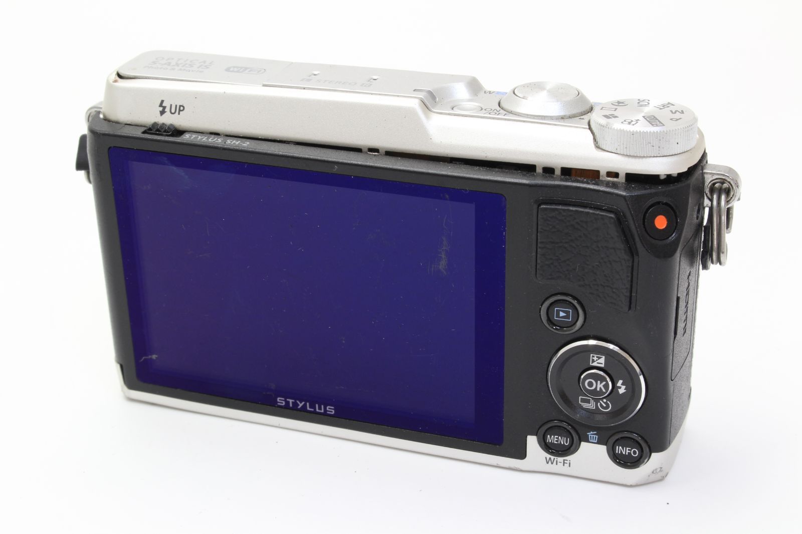 D (ジャンク) OLYMPUS オリンパス STYLUS SH-2 シルバー 返品 11-67